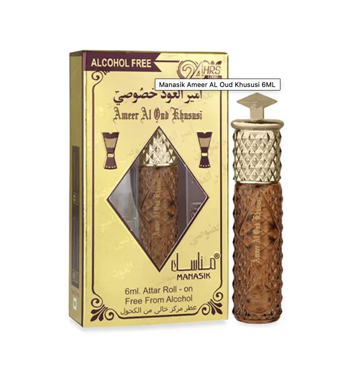 Concentré parfum roll on de dubai ameer al oud khususi