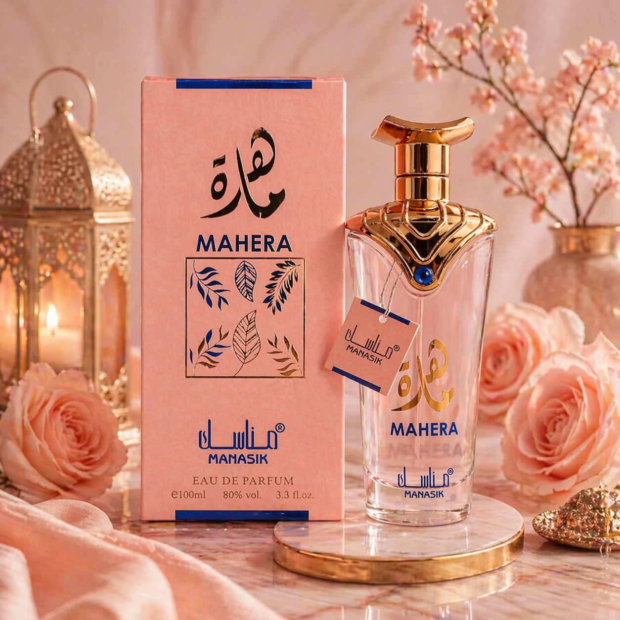 Lot de 6 Pièces - Eau de Parfum pour Femme Mahera 100ML - Manasik