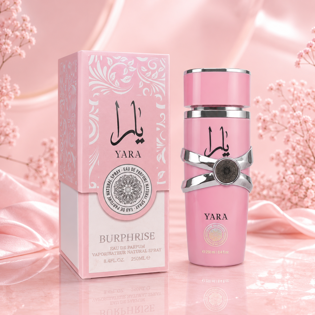 Lot de 5 Pièces - Eau de Parfum Yara 250ml - Burphrise