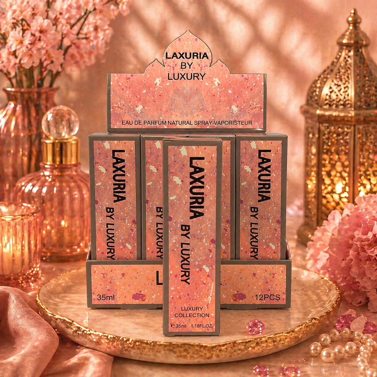 Pack of 12 Pieces - Eau de Parfum for Women 35ml N°18 - Laxuria by Luxury