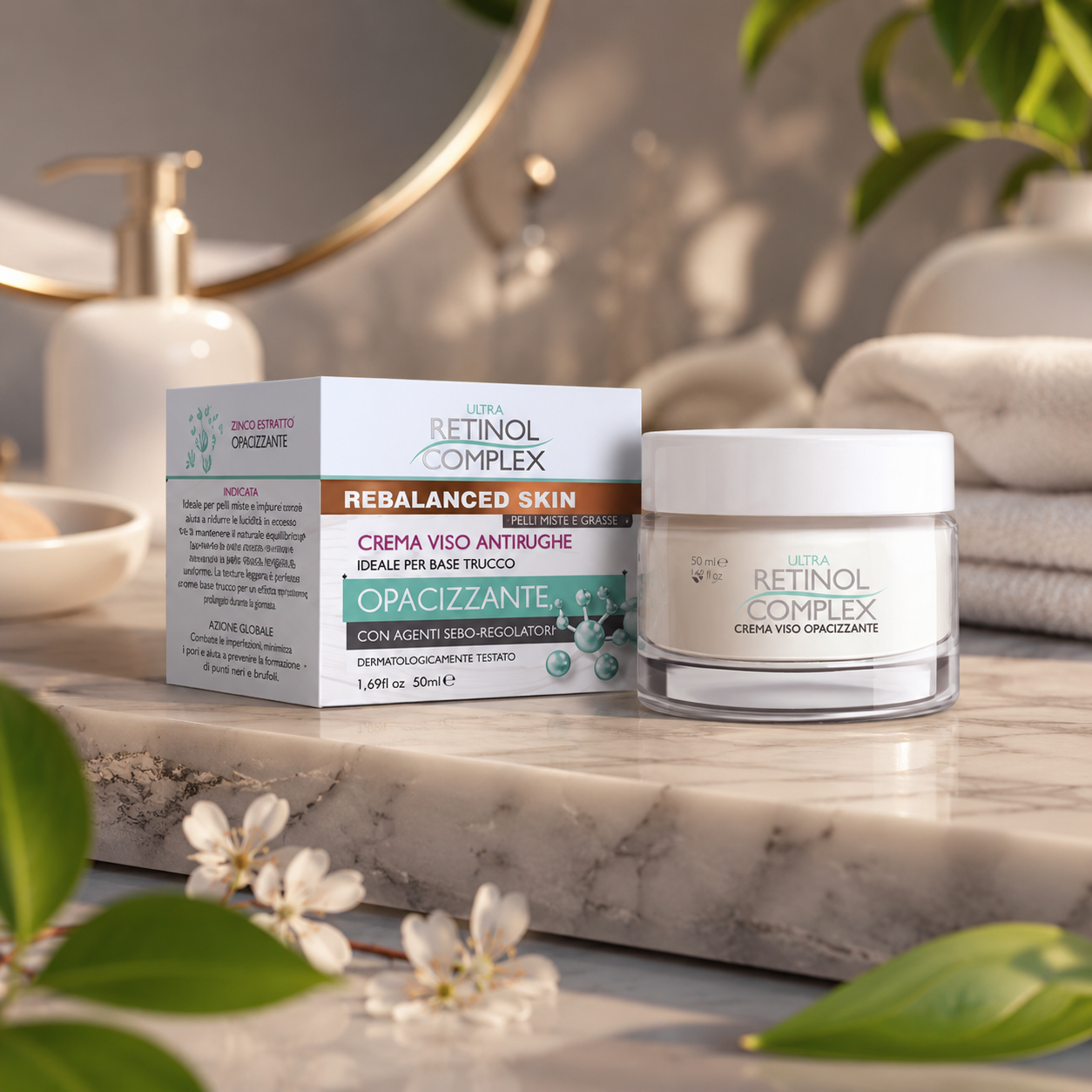 Lot de 6 Pièces - Crème Anti-Rides Matifiante - Retinol Complex