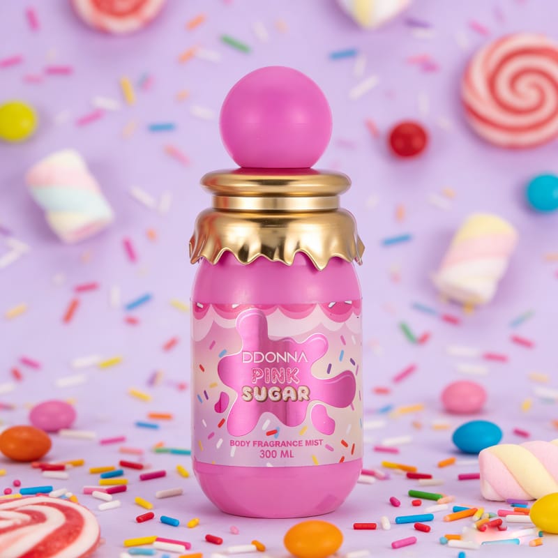 Lot de 6 Pièces - Brume Corps & Cheveux Pink Sugar 300ml - D'Donna