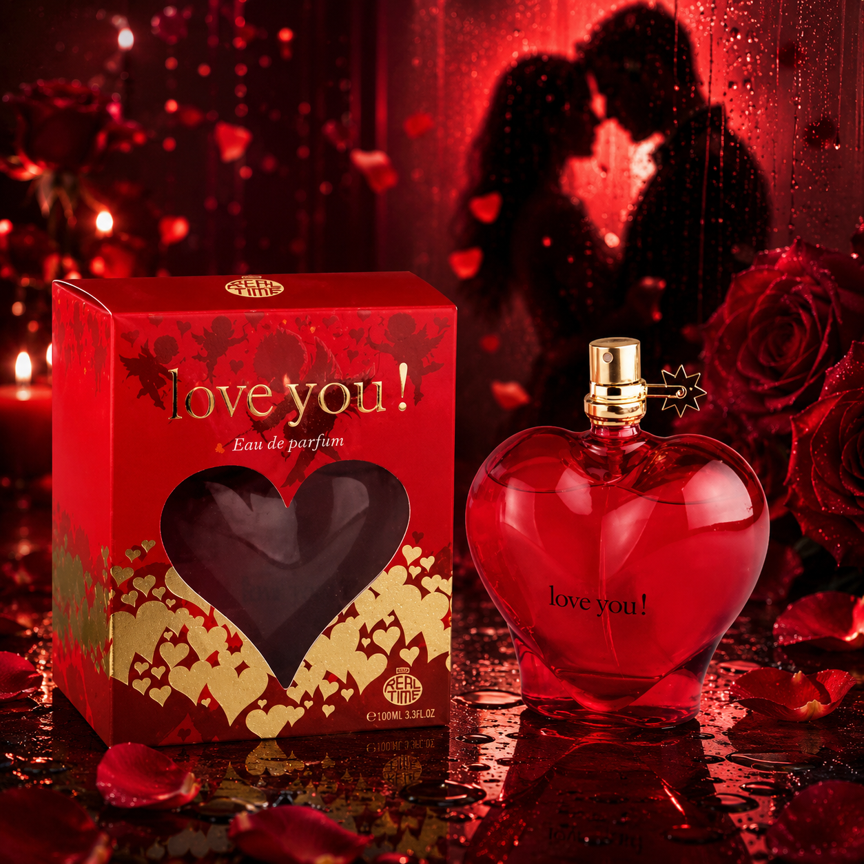 Set of 6 - Love you red 100ml - Realtime