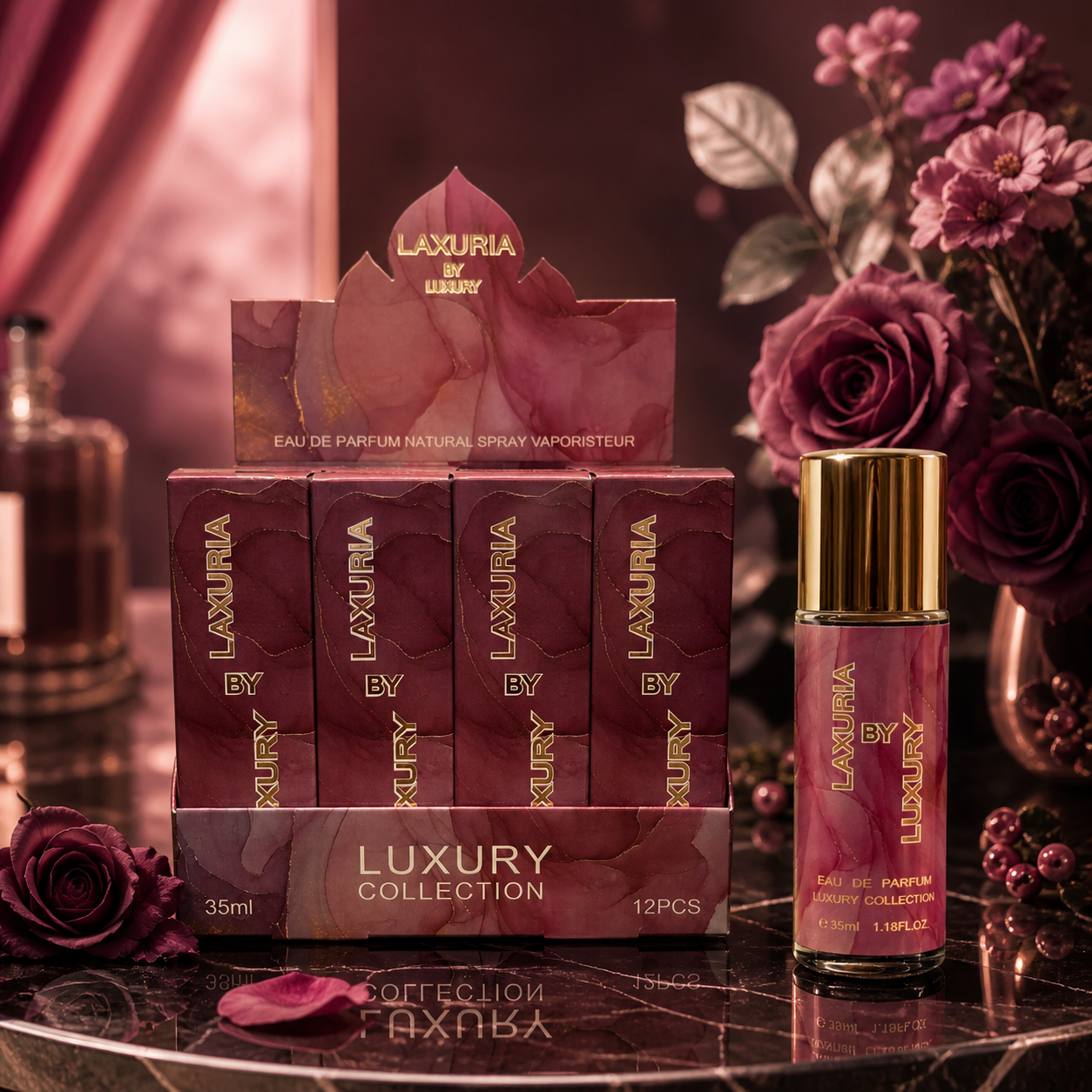 Lot de 12 Pièces - Eau de Parfum Laxuria By Luxury n° 23 35ml -