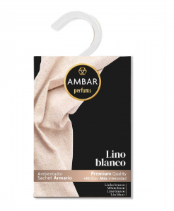 Lot de 20 - Sachet diffuseur de parfum armoire & commode lino blanco - Ambar
