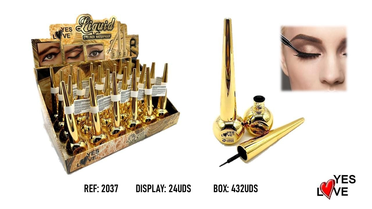 Pack of 24 waterproof eyeliner soft tip - Yes love 2037
