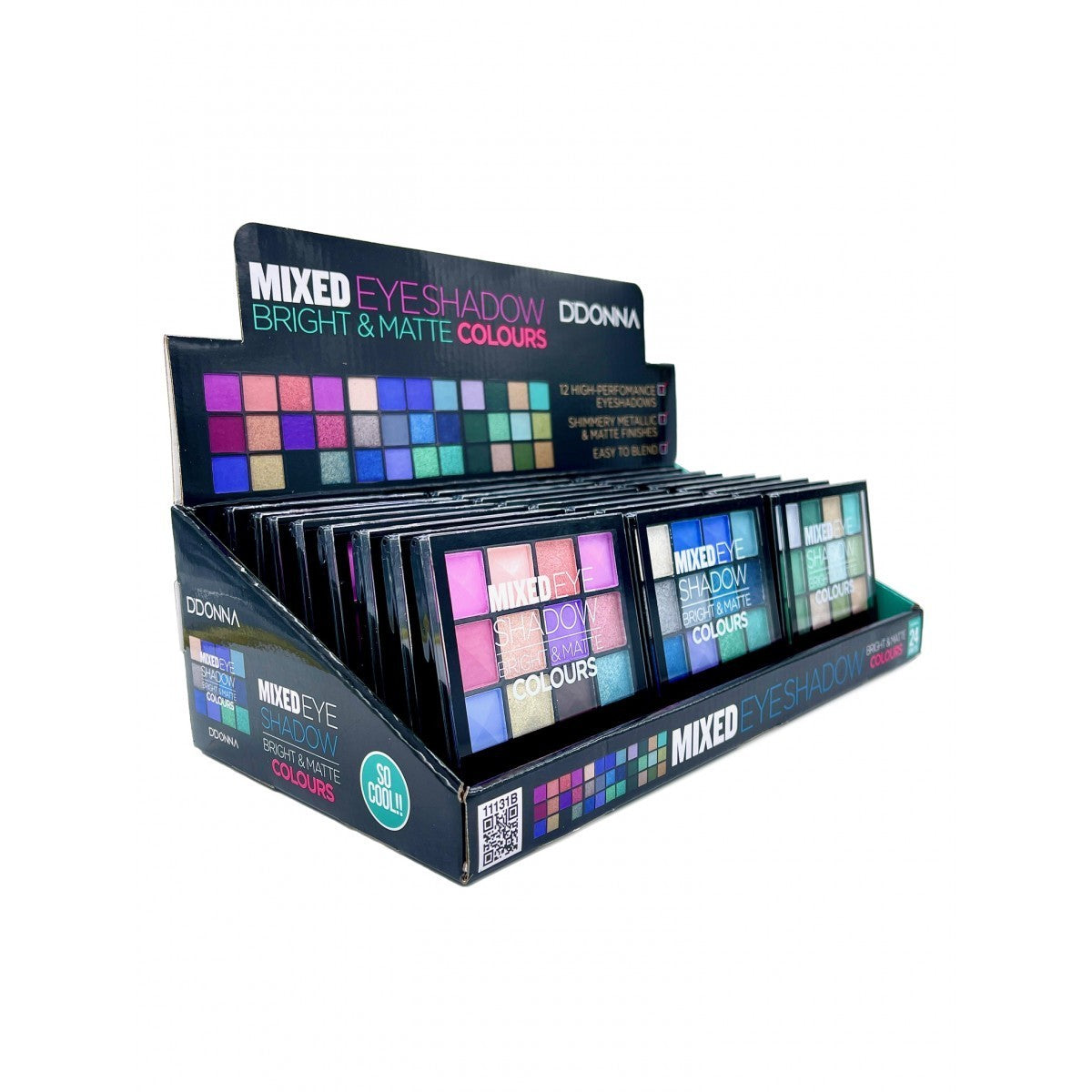 Set of 24 Pieces - Bright & Matte Eyeshadow Colors - 11131B - D'Donna