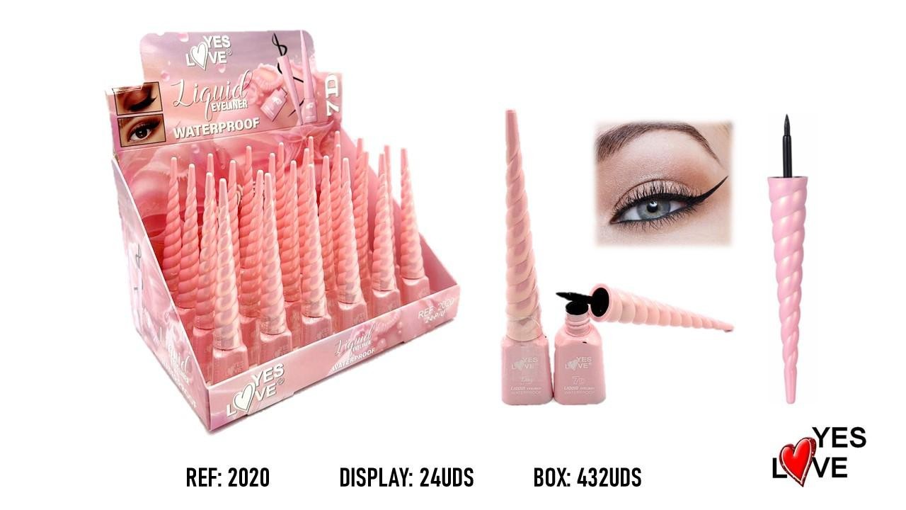 Lot de 24 - Eye-liner Liquid Pointe Feutre Waterproof - 2020- Yes Love