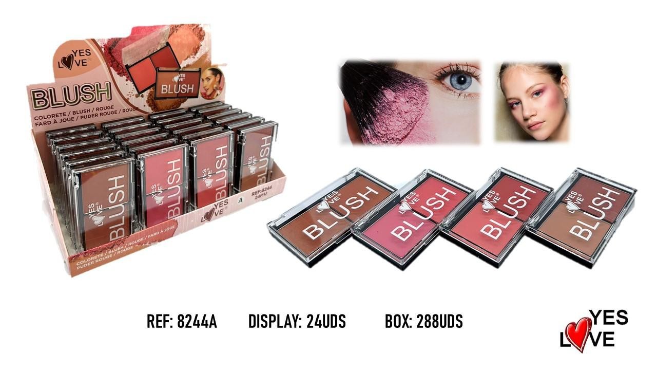 Lot de 24 blush double - Yes love 8244A