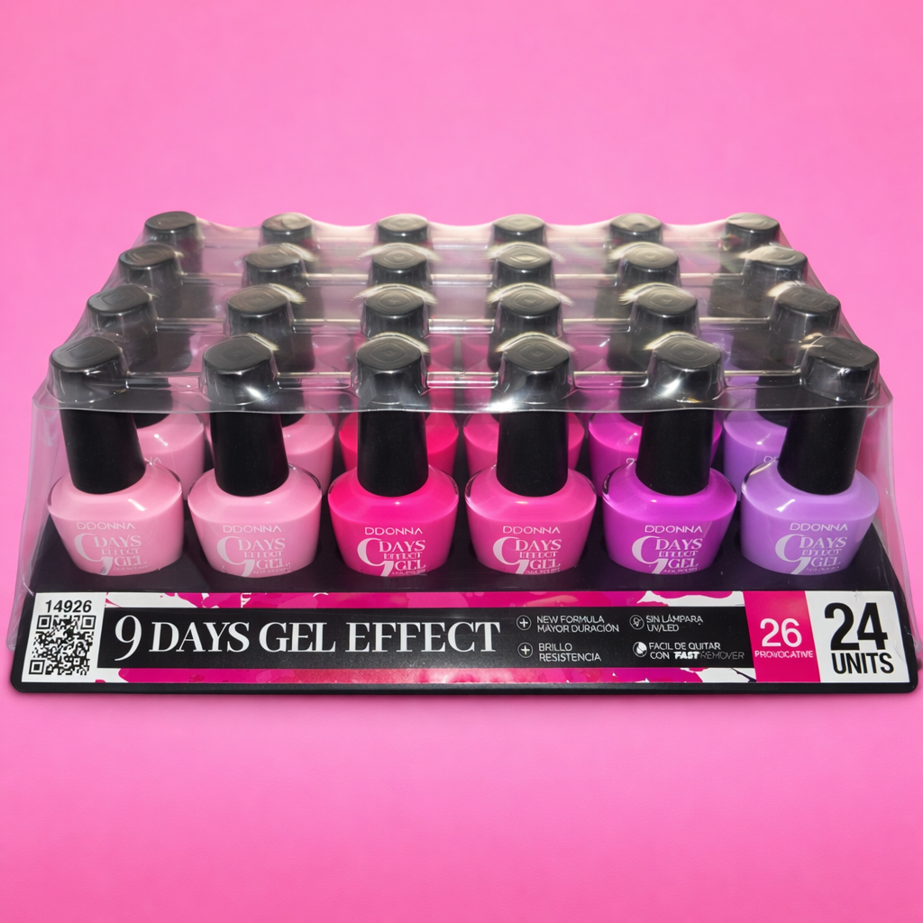 Lot de 24 Pièces - Vernis Effet Gel 9 Jours - 14926 - D’Donna