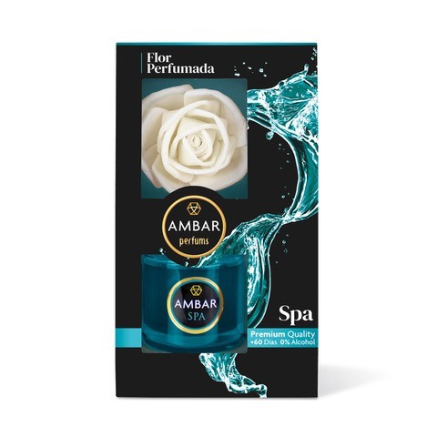 Lot de 5 Pièces - Fleur Diffuseur de Parfum Spa 75 ml - Ambar