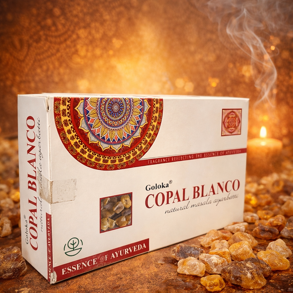 Lot de 24 Pièces - Encens en Batonnet  Copal Blanco - Goloka