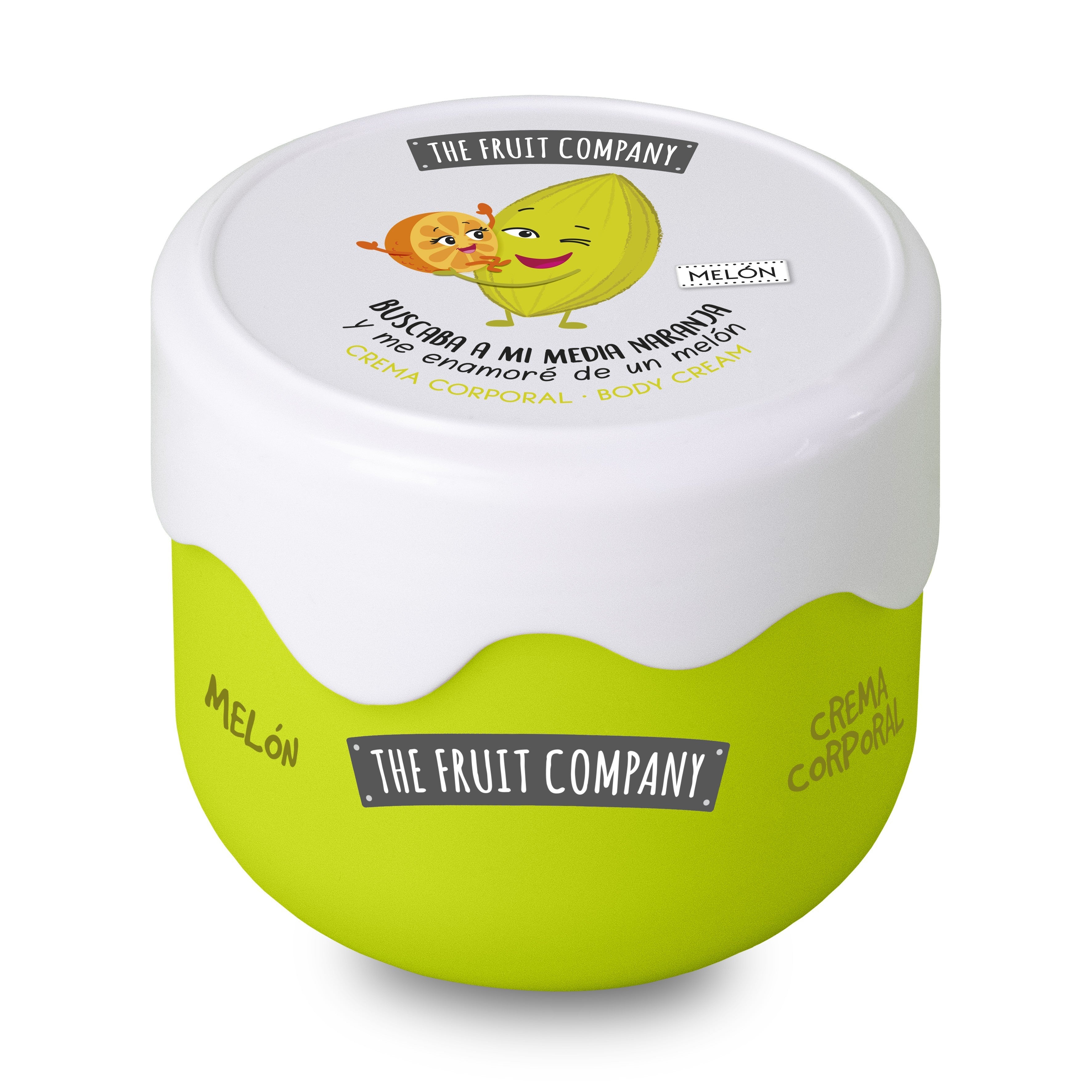 Lot de 6 Pièces - Crème corps Melon vegan 200ML- the fruit company