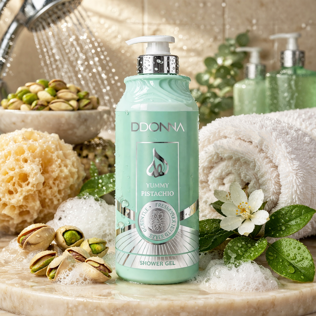 Lot de 6 Pièces - Gel Douche Yummy Pistachio 520ml - D’Donna