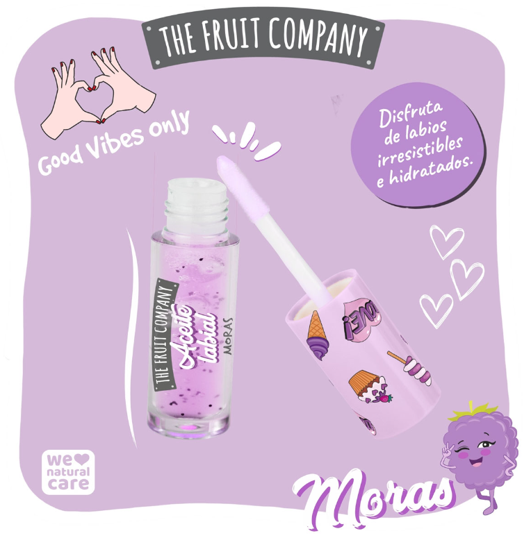 Lot de 18 - Huile pour les levres a la mure the fruit company