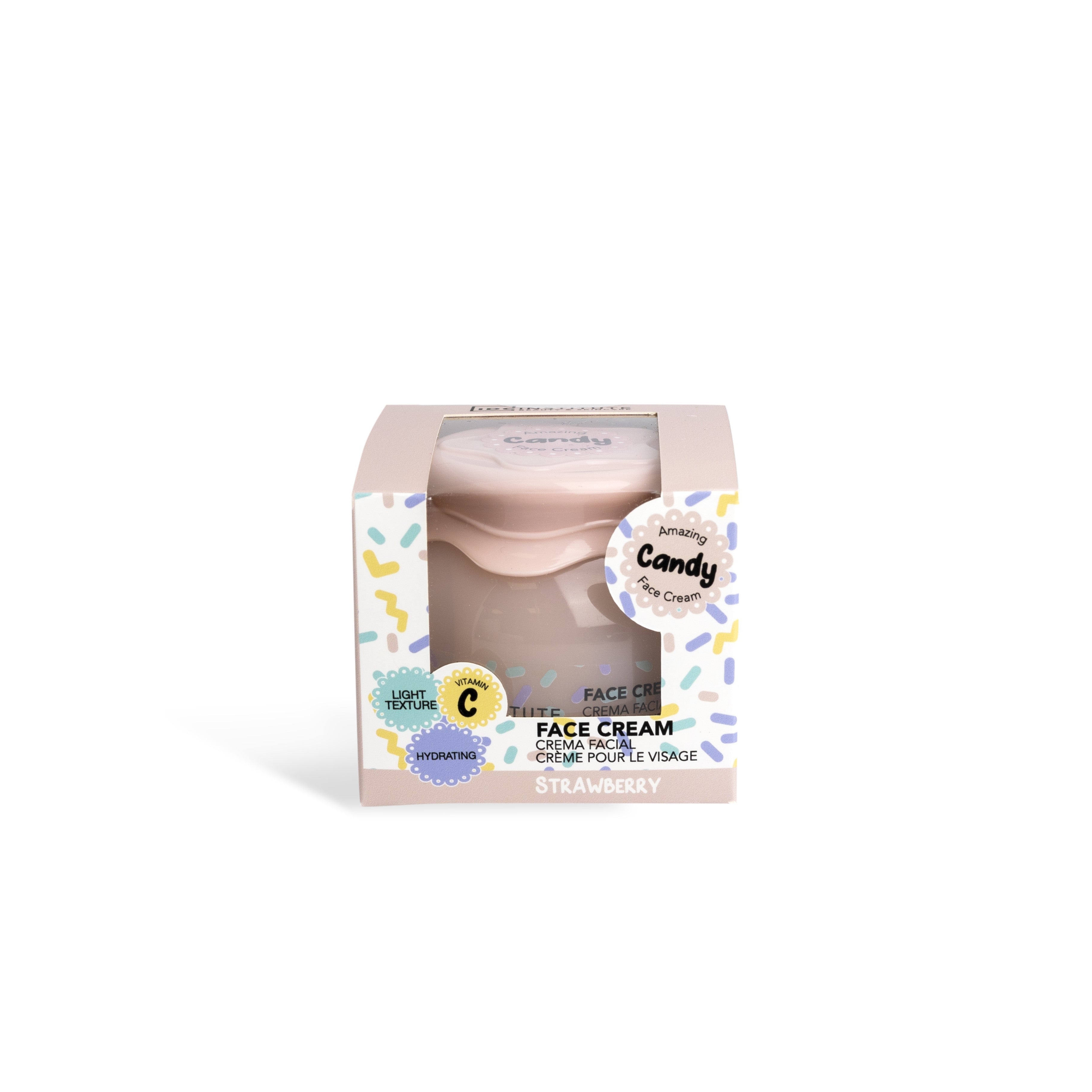 Pack of 6 strawberry candy face creams, IDC Institute 42151