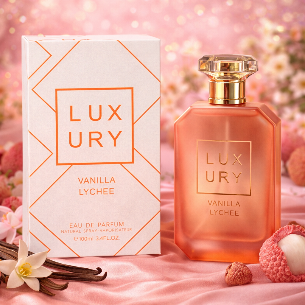 Lot de 6 Pièces - Eau de Parfum Luxury Vanilla Lychee 100ml - Luxury
