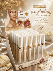 Set of 36 Pieces - Chocolate 3D Clear Lip Gloss - 0399 - Yes Love
