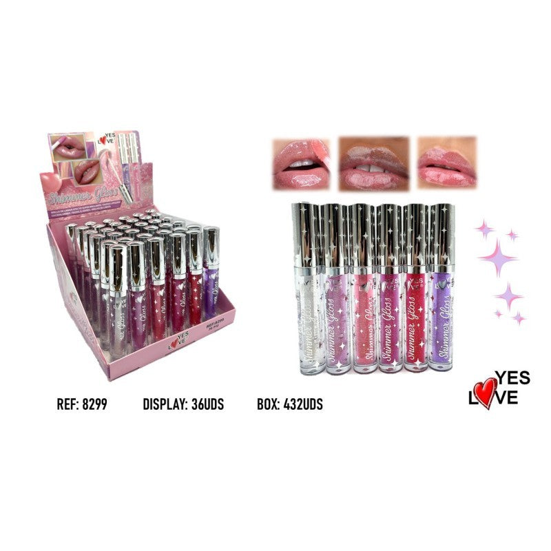 Yes love moisturizing shimmer gloss 8299