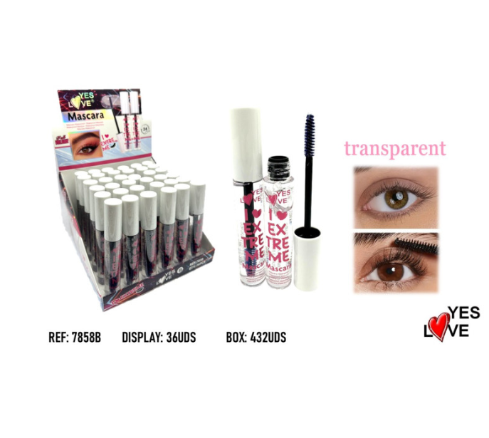 Lot de 36 mascara volume transparent 7858B - Yes love