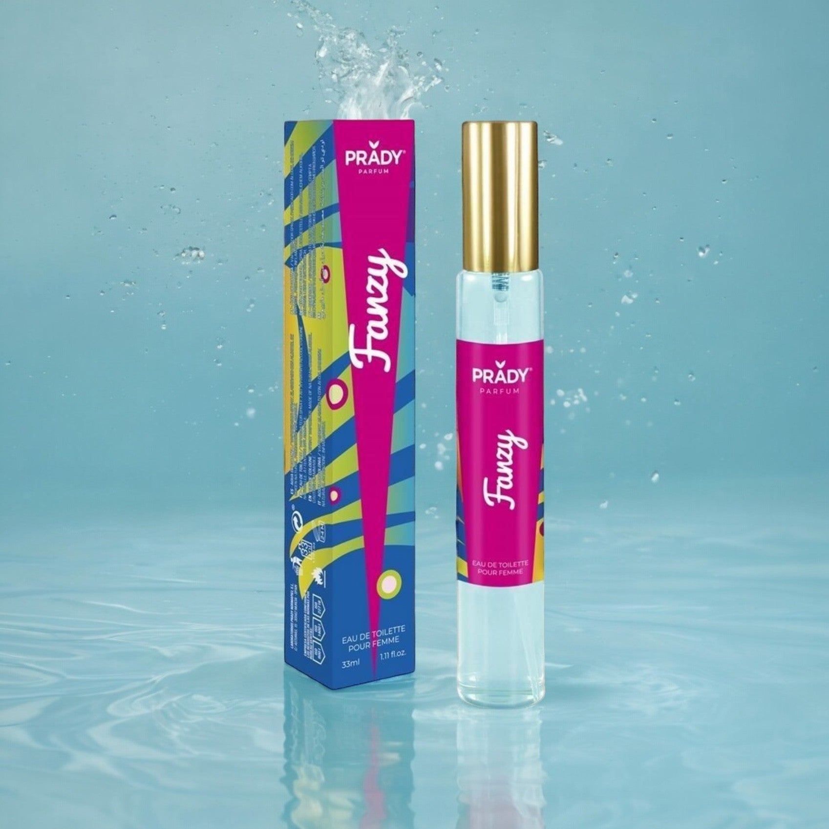 Lot De 6 Pièces - Eau de Toilette Fanzy Pour femme 33ML - Prady