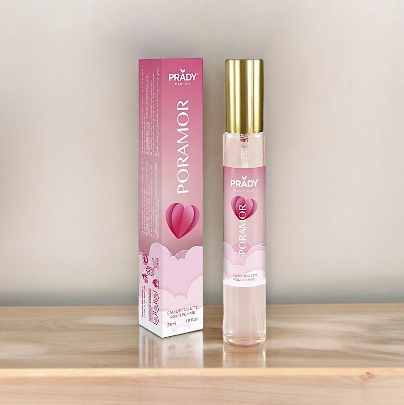 Lot de 6 Pièces - Parfum Poramor 33ml - Prady