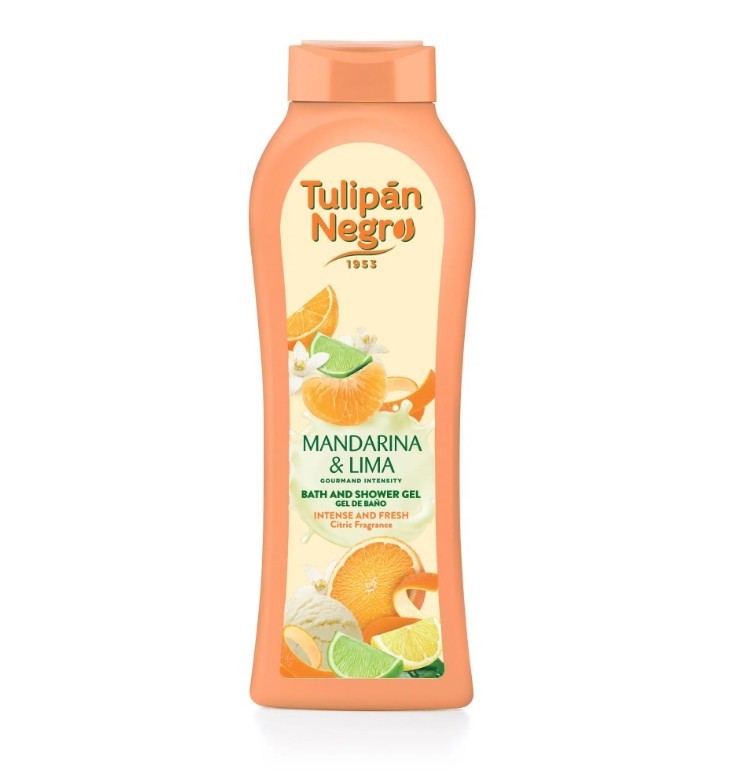 Lot de 6 Pièces - Gel Douche Mandarine Lima 650ML - Tulipan Negro
