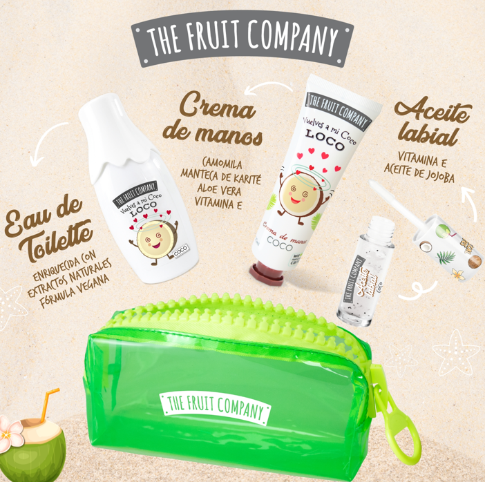 Lot de 3 coffret 4 pièces coco loco - The fruit company