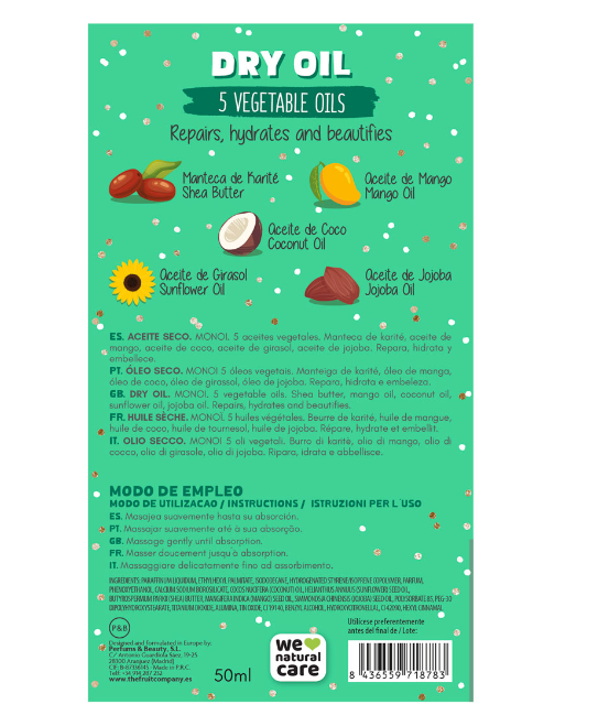 Set of 12 sparkling dry oil display stands - The Fruit Company 