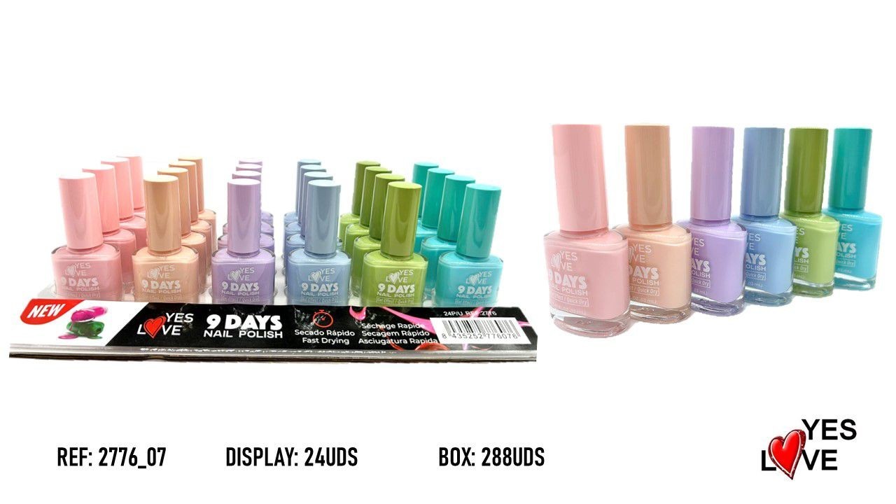 Yes Love 9-day gel effect nail polish 2776/7