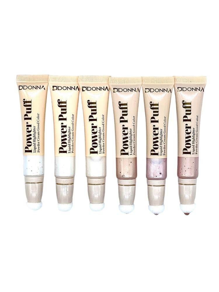 Lot de 24 hightlighter liquide power puff 13340A