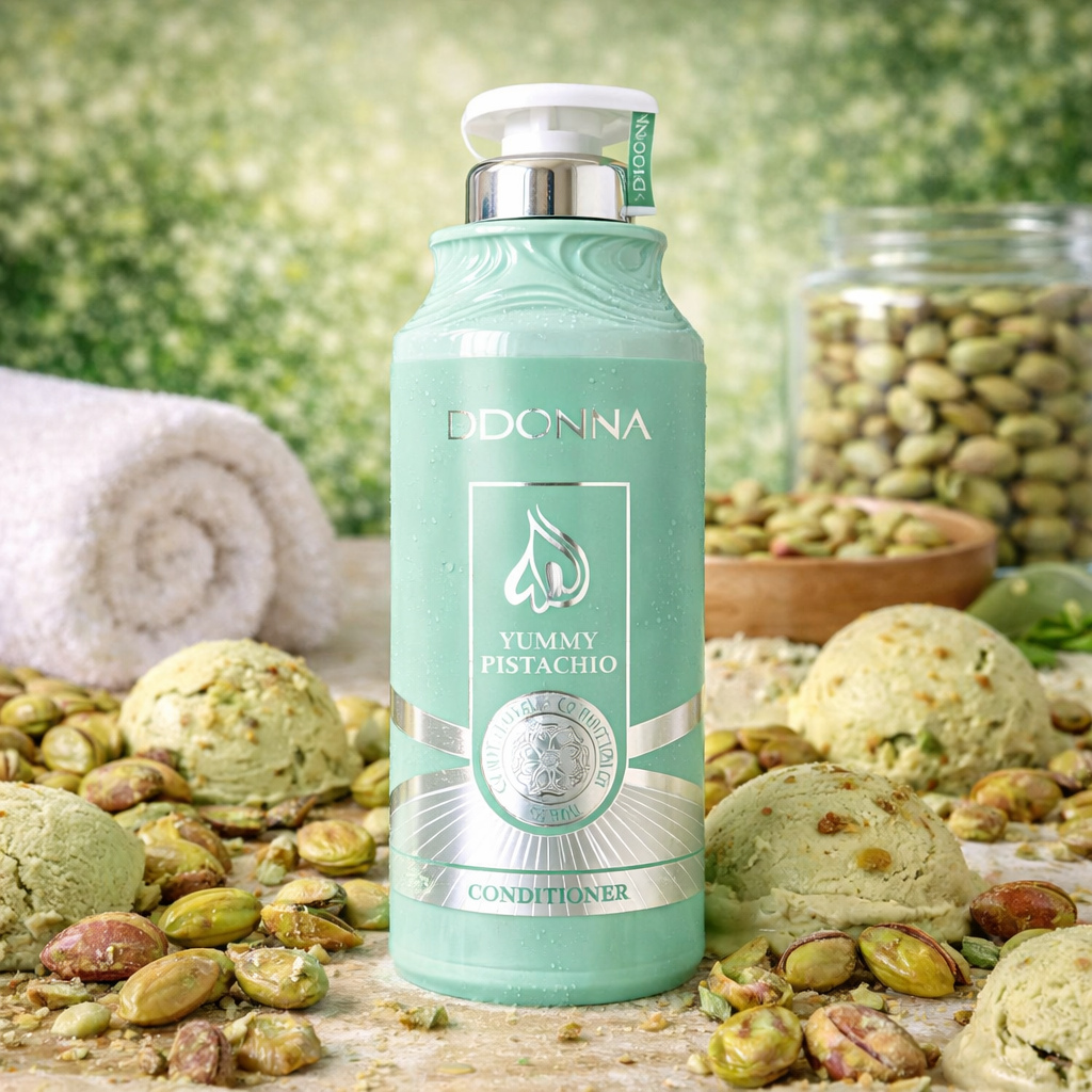 Lot de 6 Pièces - Après-Shampoing Yummy Pistachio 520ml - D’donna