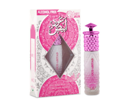 Concentré parfum dubai roll on oud abiyad
