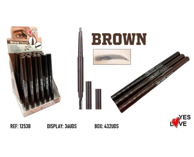36-Piece Set - High Definition Eyebrow Pencil - 1253B - Yes Love