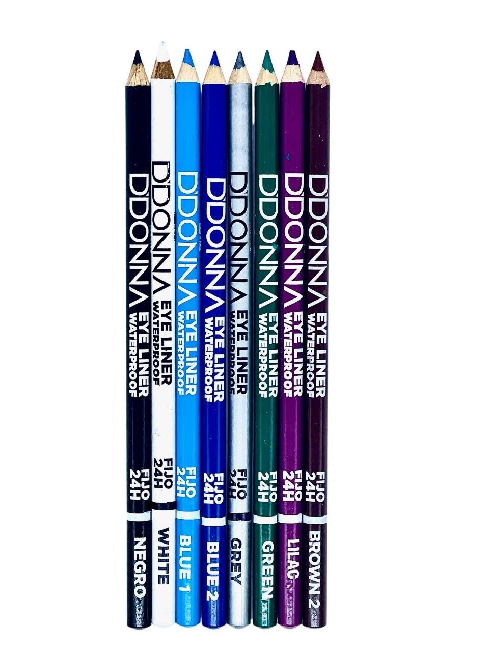 Lot de 48 Pièces - Crayons Yeux et Sourcils Waterproof Couleur - D'donna