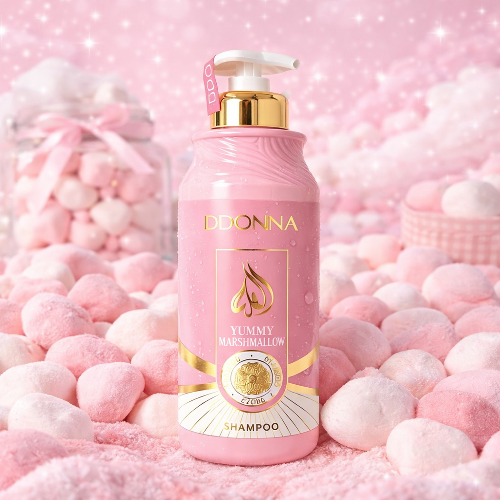 Lot de 6 Pièces - Shampoing Yummy Marshmallow 520ml - D’donna