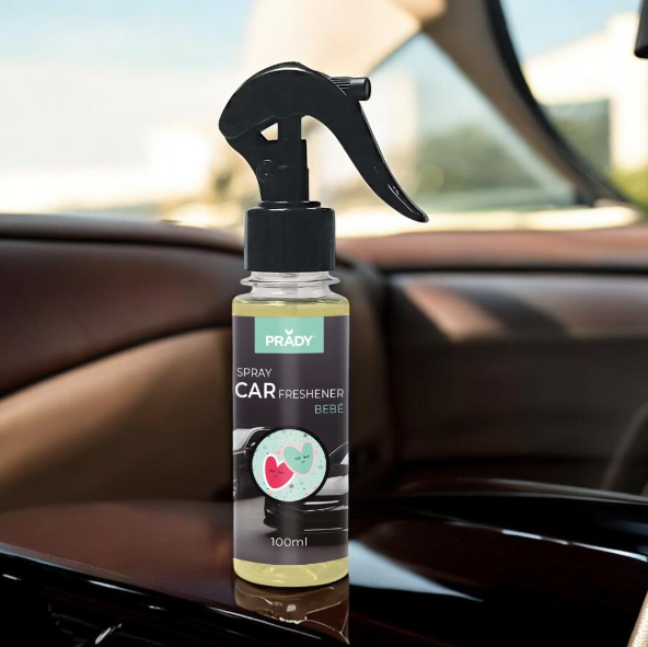 Lot De 12 Pièces - Spray d'Ambiance Parfumé Voiture Bebe 100ML- Prady