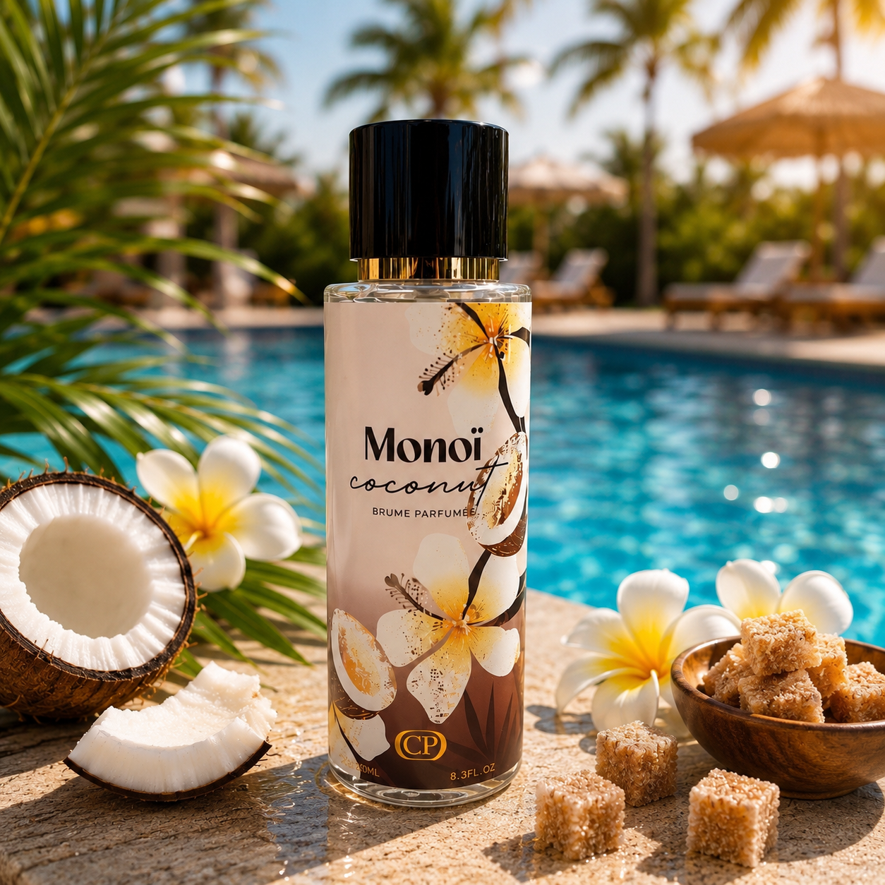 Lot de 6 Pièces - Brume Monoi Coconut 250ml - Collection Platinium