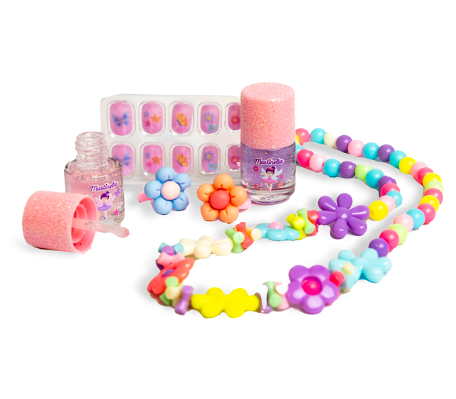 Set d'ongles et bijoux magic ballet martinelia 12106
