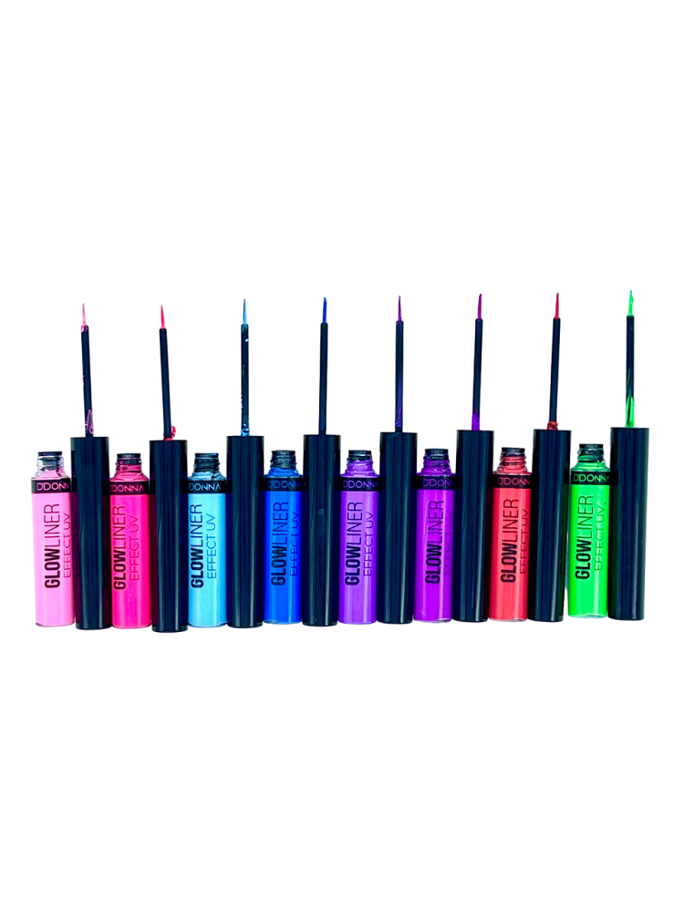 Lot de 24 glow effect uv neon d'donna 11423A