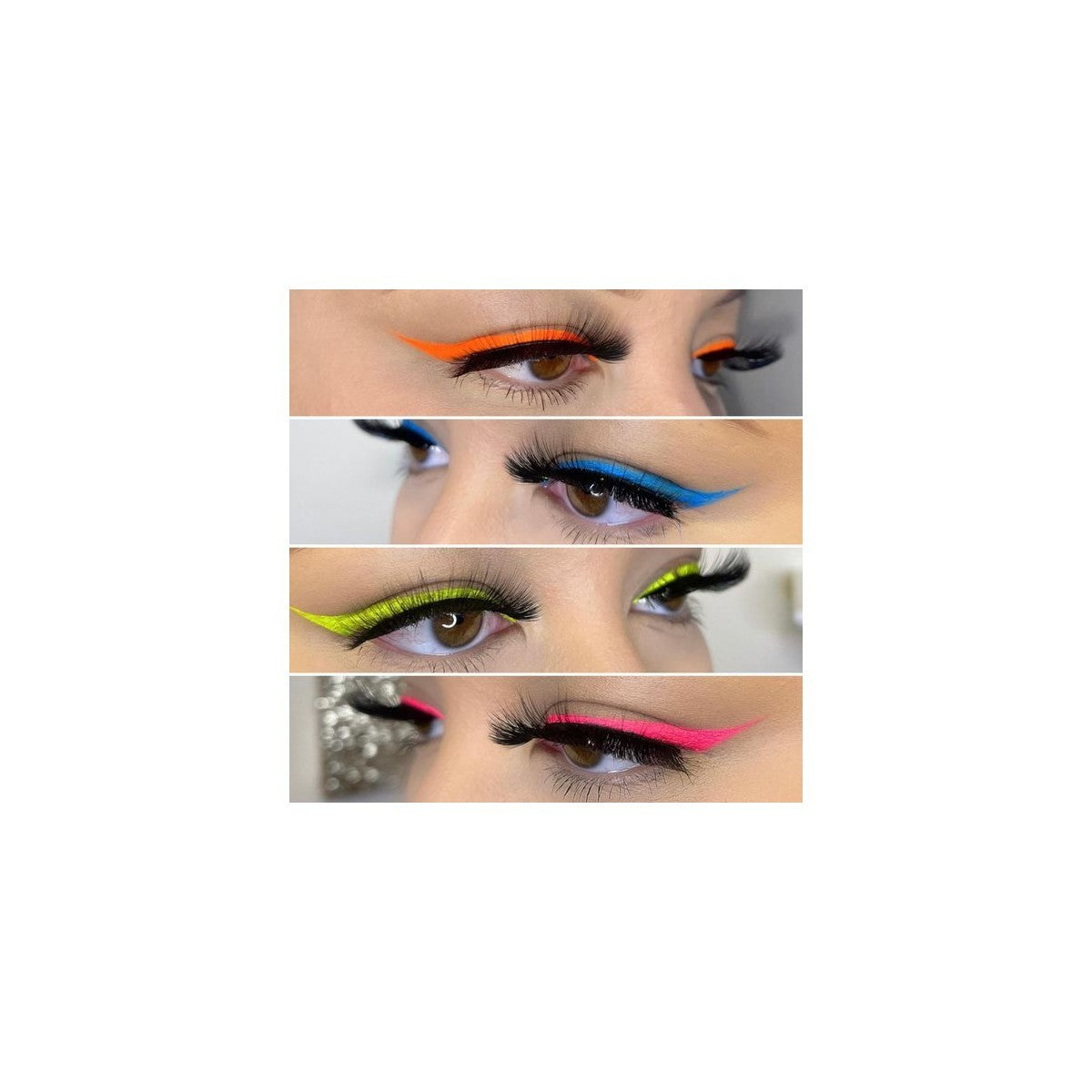 24-Piece Set - Glow Effect UV Neon - 11423A - D'donna