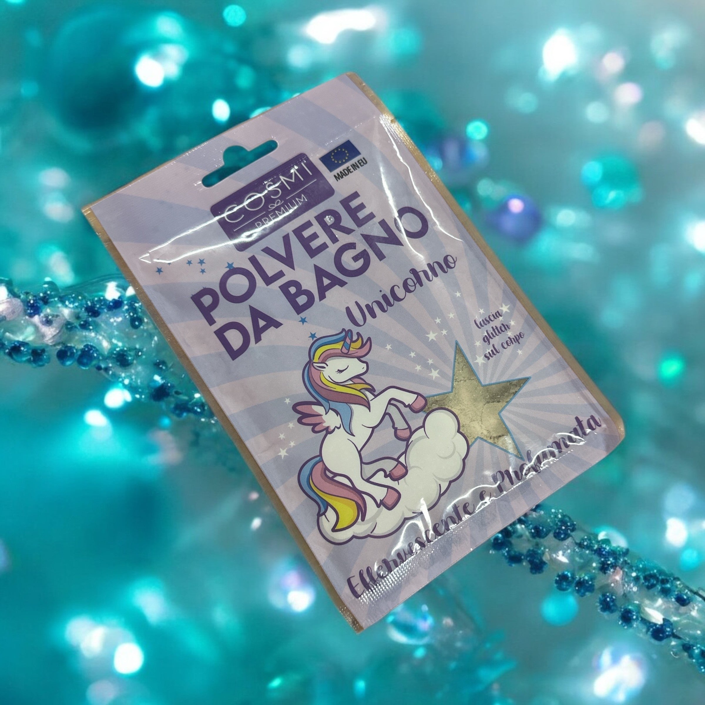 Cosmi Milano effervescent unicorn bath powder 60g