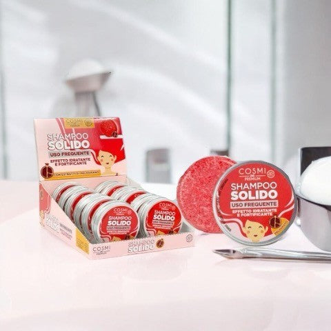 Cosmi Premium Solid Shampoo with Pomegranate