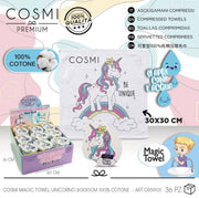 Serviette compressees magic towel cosmi premium