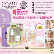 6-Piece Set - 24K Skin Care Travel Essential Kit - Cosmi Milano