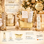 Lot de 4 Coffrets - Coffret de Bain Scented Bath Gold - Idc Institute