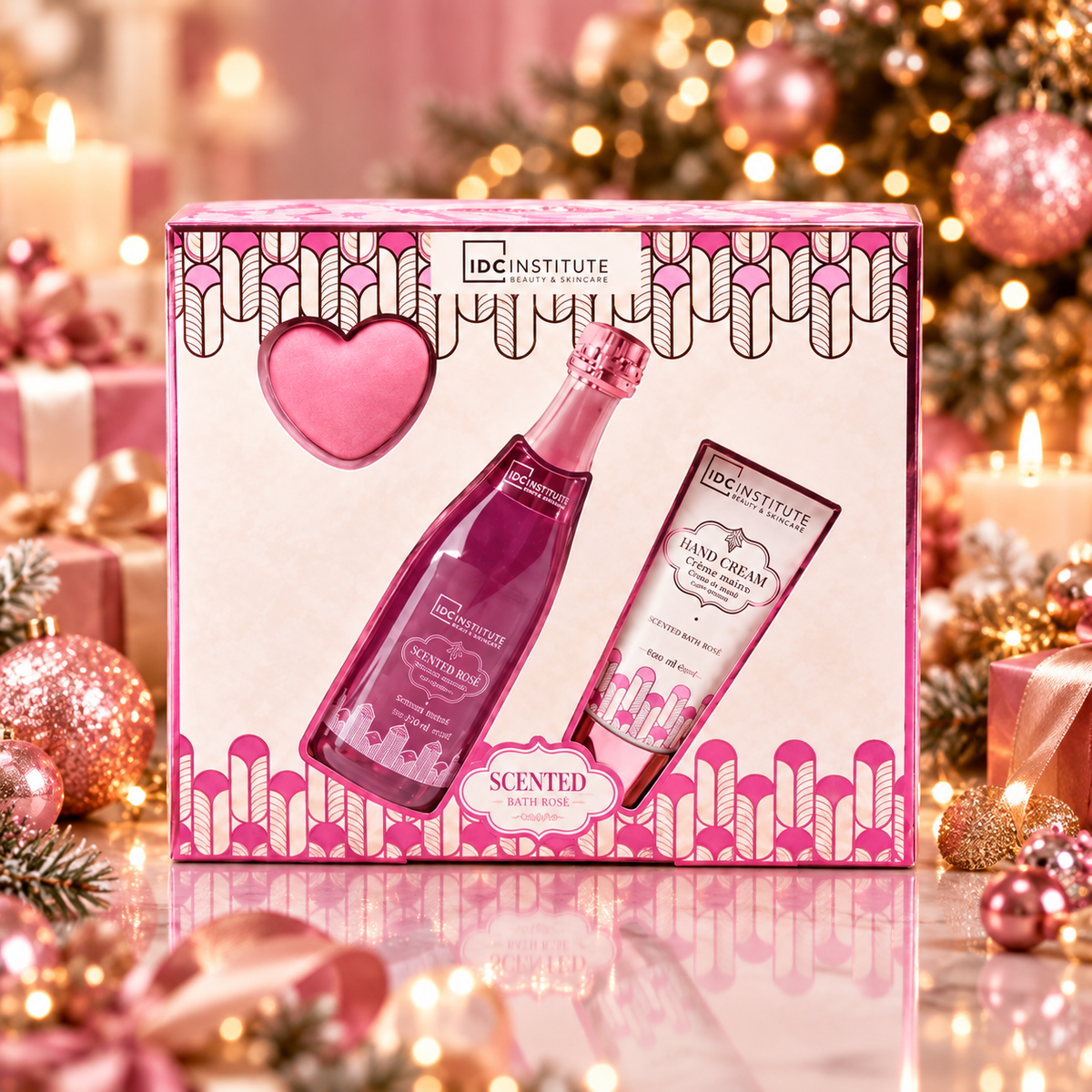 Lot de 4 coffrets - Coffret Scented Bath Rosé Complete Care 3 PCS – IDC Institute