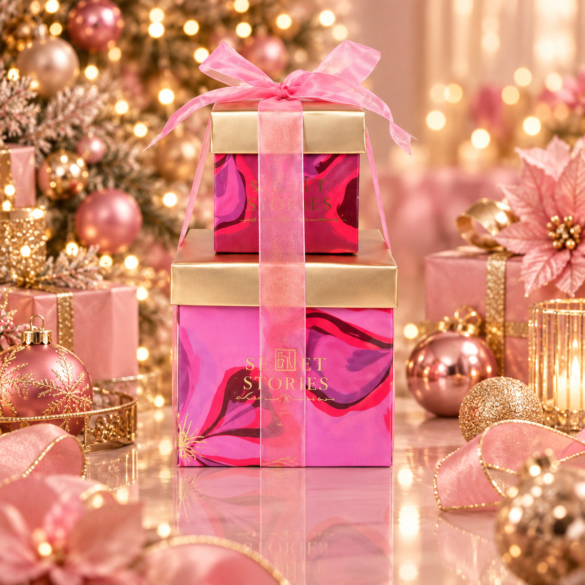 Lot de 4 coffrets - Secret Stories Double Gift Set – Coffret Bain & Corps IDC Institute