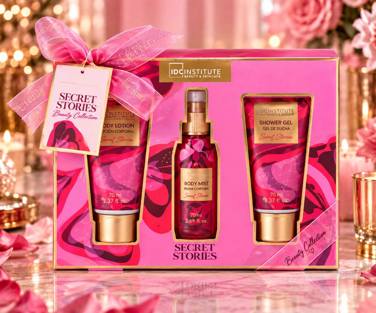 Secret Stories Ultimate Cleanse & Glow Trio Corps IDC Institute – Lot de 4 coffrets