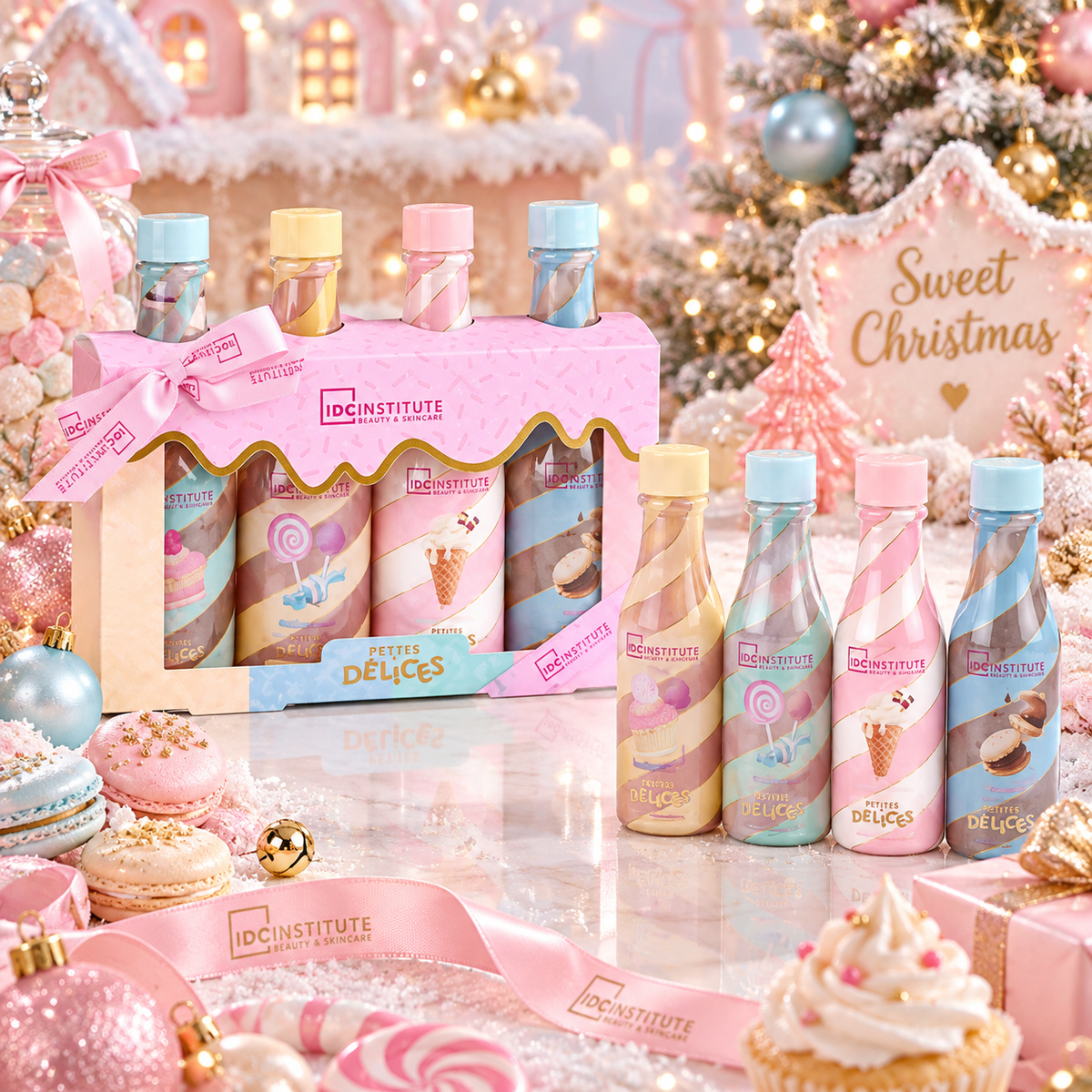 Lot de 4 coffrets - Coffret Petites Délices 4 soins gourmands – IDC Institute